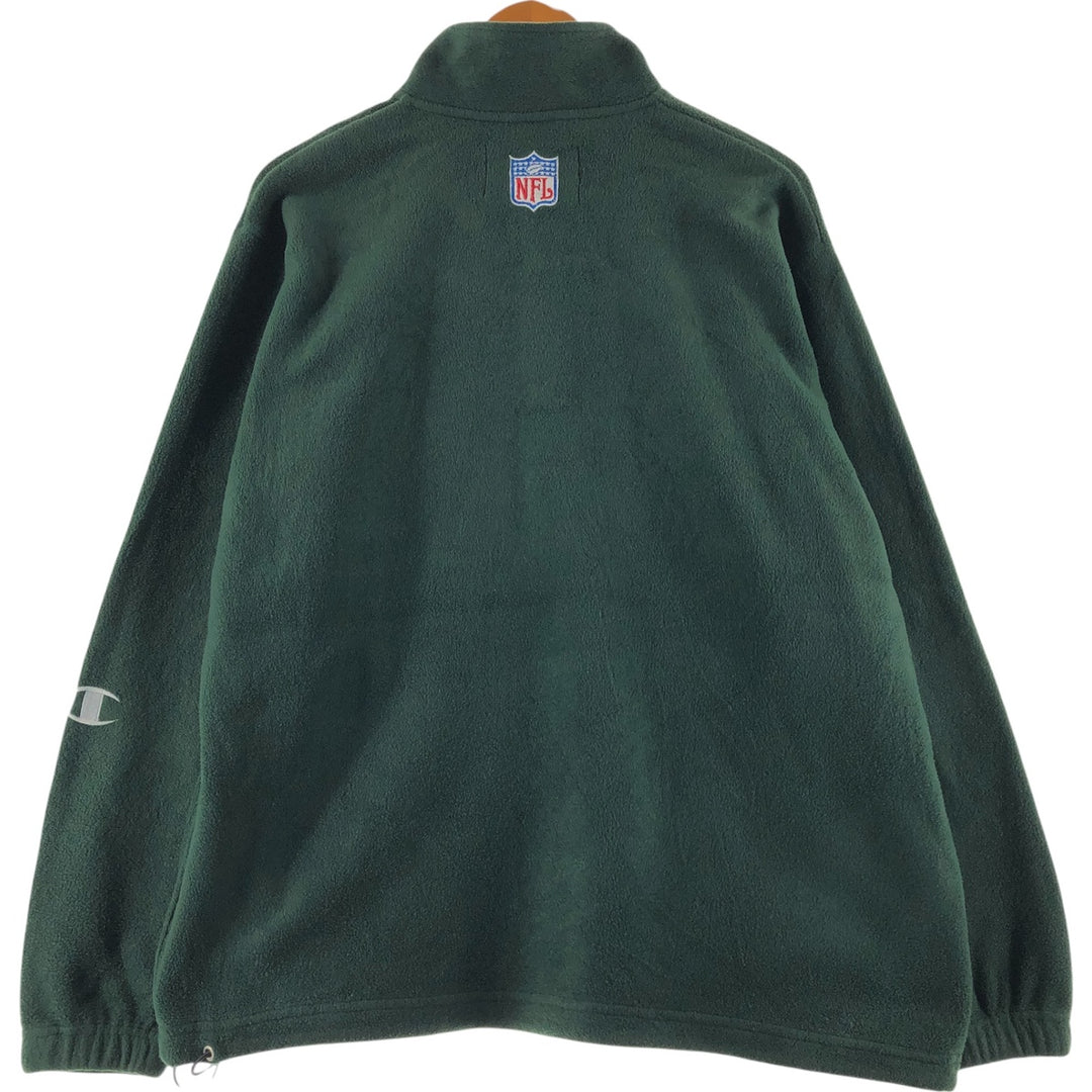 Champion NFL GREEN BAY PACKERS Green Bay Packers Half Zip Fleece Pullover Men's XL / eaa402557