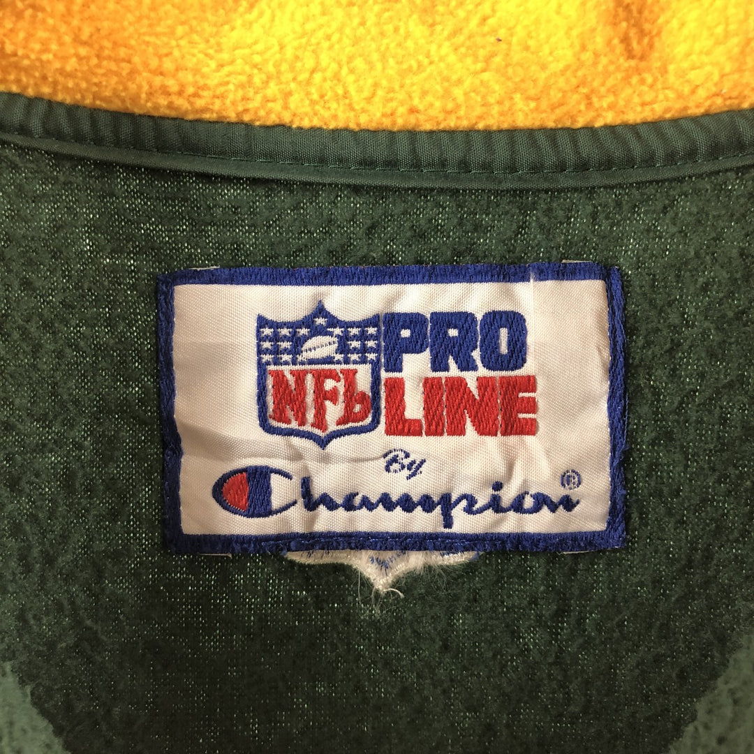 Champion NFL GREEN BAY PACKERS Green Bay Packers Half Zip Fleece Pullover Men's XL / eaa402557