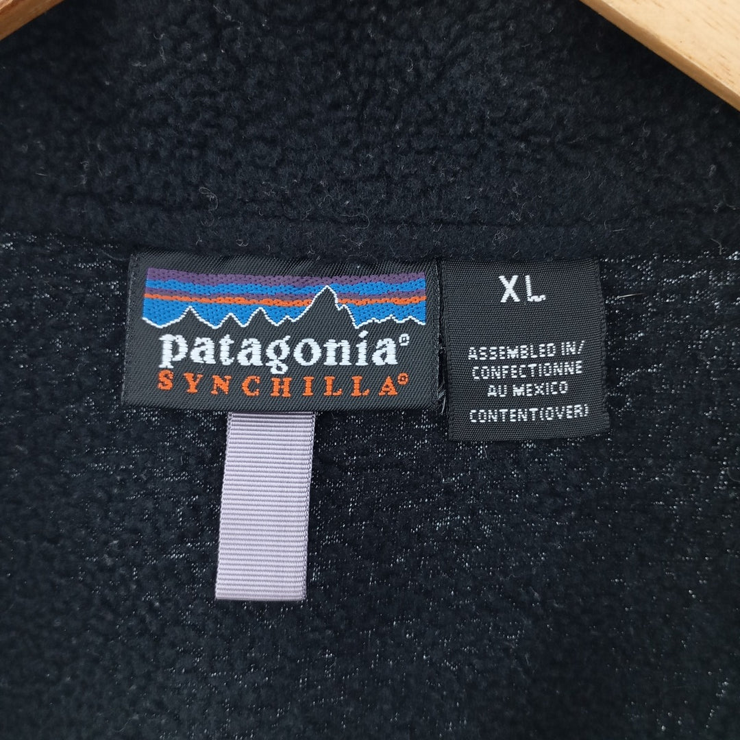 00'S Patagonia SYNCHILLA 25735FA02 Half-Zip Fleece Pullover Men's XL Size /eaa402571