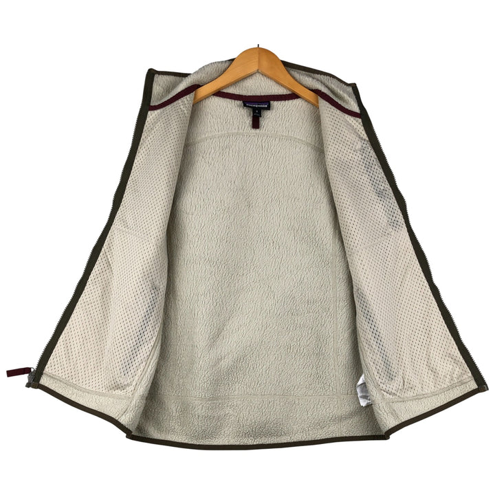 Patagonia Retro Pile Vest 22825FA18, Women's Medium Fleece Vest polyester pale white type Vintage Second Hand