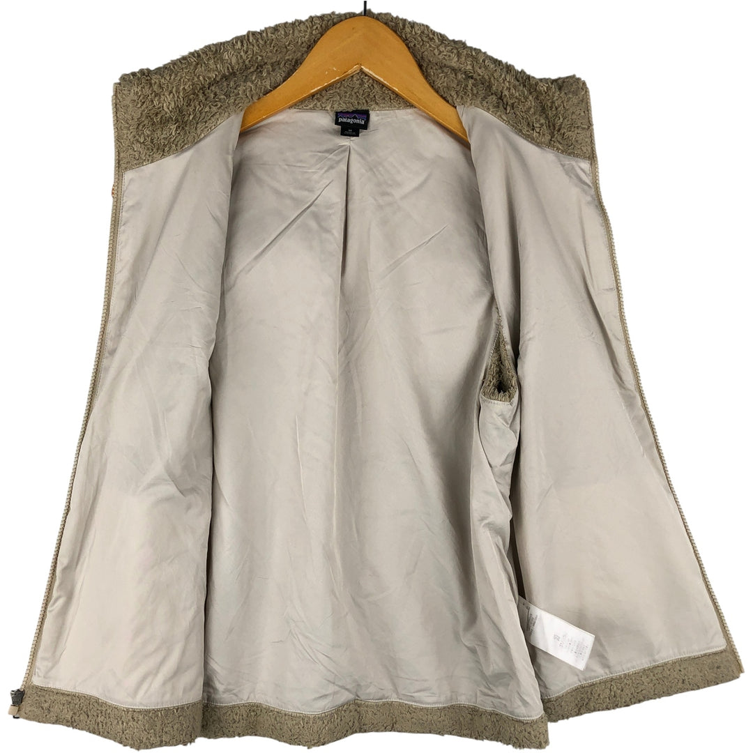 Patagonia Los Gatos Vest 25215FA15 Fleece Vest, Women's Medium polyester Beige type Vintage Second Hand