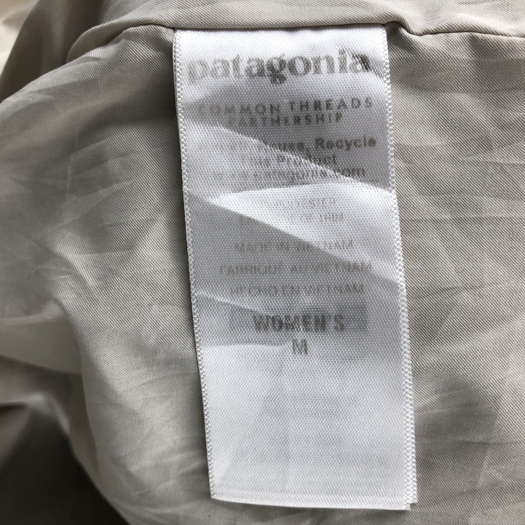 Patagonia Los Gatos Vest 25215FA15 Fleece Vest, Women's Medium polyester Beige type Vintage Second Hand