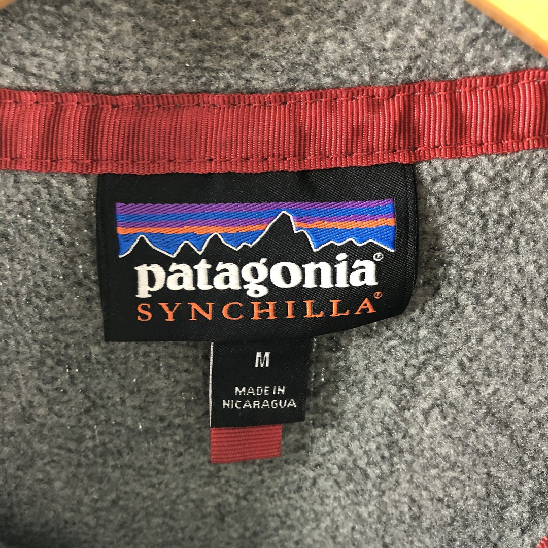 Patagonia SYNCHILLA 25455 Half Snap Fleece Pullover Men's M Size Vintage / eaa402613