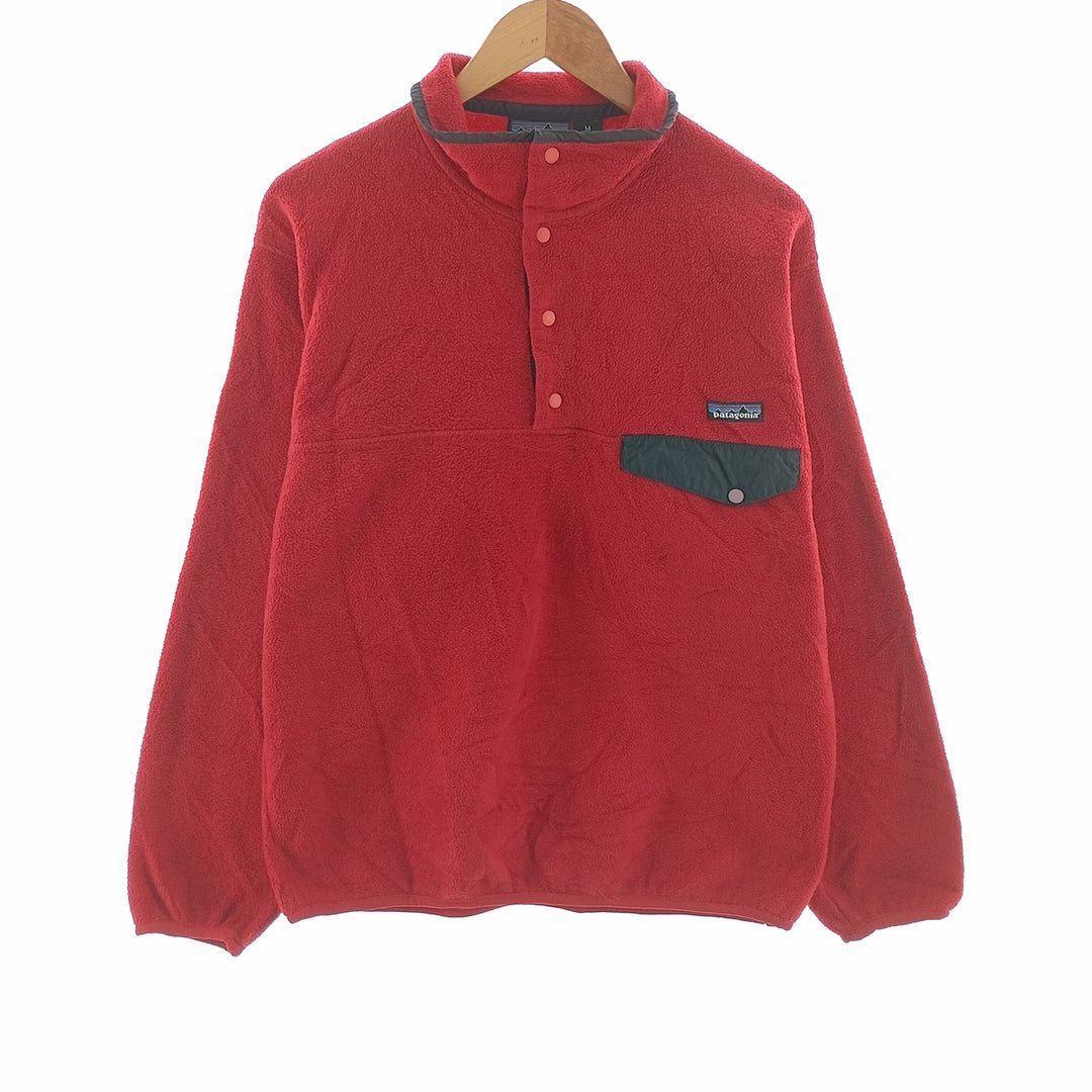 ~00'S Patagonia SYNCHILLA Snap T 25450 Half Snap Fleece Pullover Men's M size / eaa402615