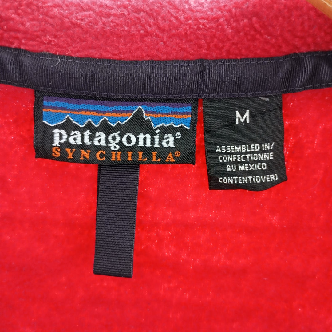~00'S Patagonia SYNCHILLA Snap T 25450 Half Snap Fleece Pullover Men's M size / eaa402615