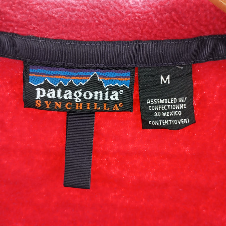 ~00'S Patagonia SYNCHILLA Snap T 25450 Half Snap Fleece Pullover Men's M size / eaa402615