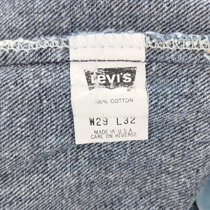 80'S Levi's 550 Tapered Denim Pants Made in USA Men's W29 Vintage / eaa402700