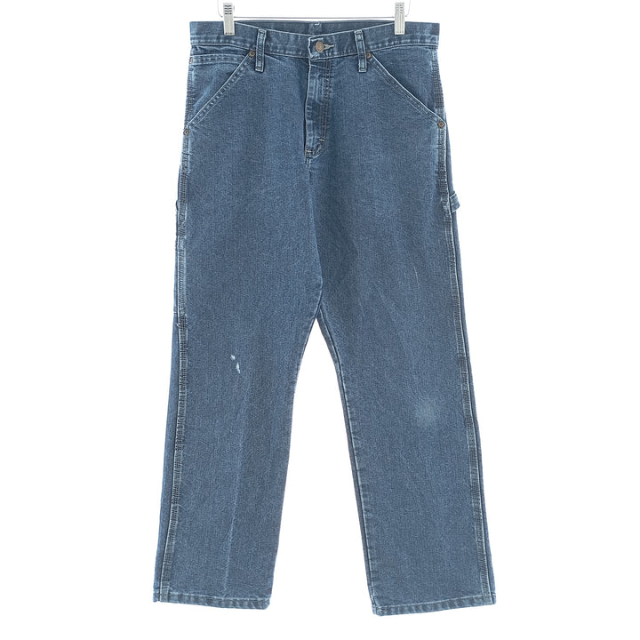00'S Wrangler Denim Painter Pants Men's W31 equivalent cotton blue type Vintage Second Hand