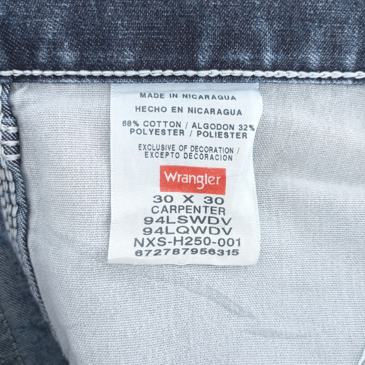 00'S Wrangler Denim Painter Pants Men's W31 equivalent cotton blue type Vintage Second Hand