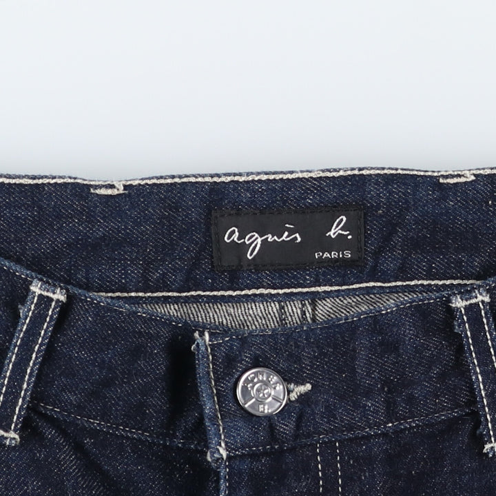 Agnes b. Straight denim pants made in France, women's L (w28) equivalent / eaa402778