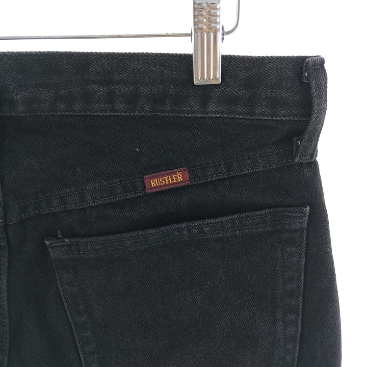 RUSTLER Black Denim Straight Denim Pants Men's W32 equivalent /eaa402784