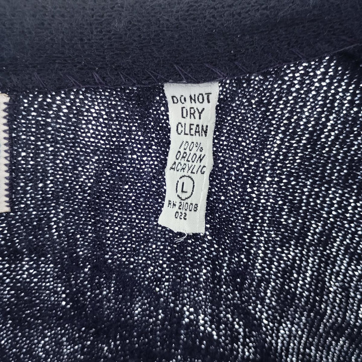 70s~80'S Lacoste LACOSTE IZOD Acrylic Knit Cardigan Made in USA Men's L Size Vintage /eaa402803