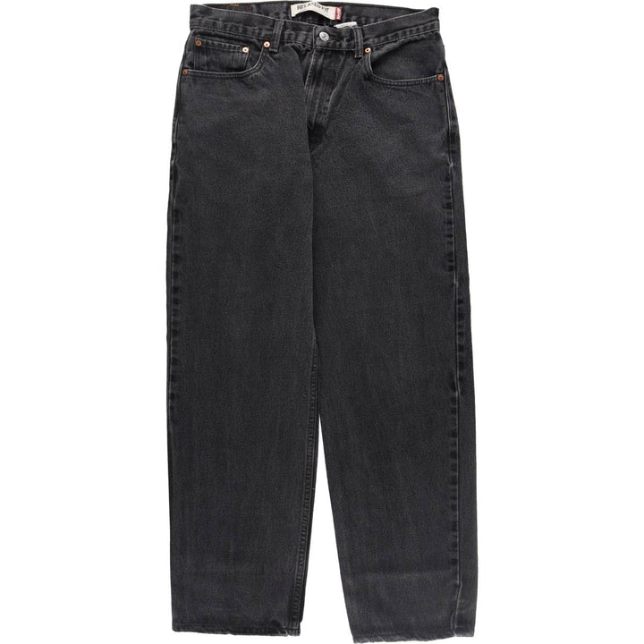 Levi's 550 Relaxed Fit Black Denim Tapered Denim Pants Men's W34 equivalent / eaa402838