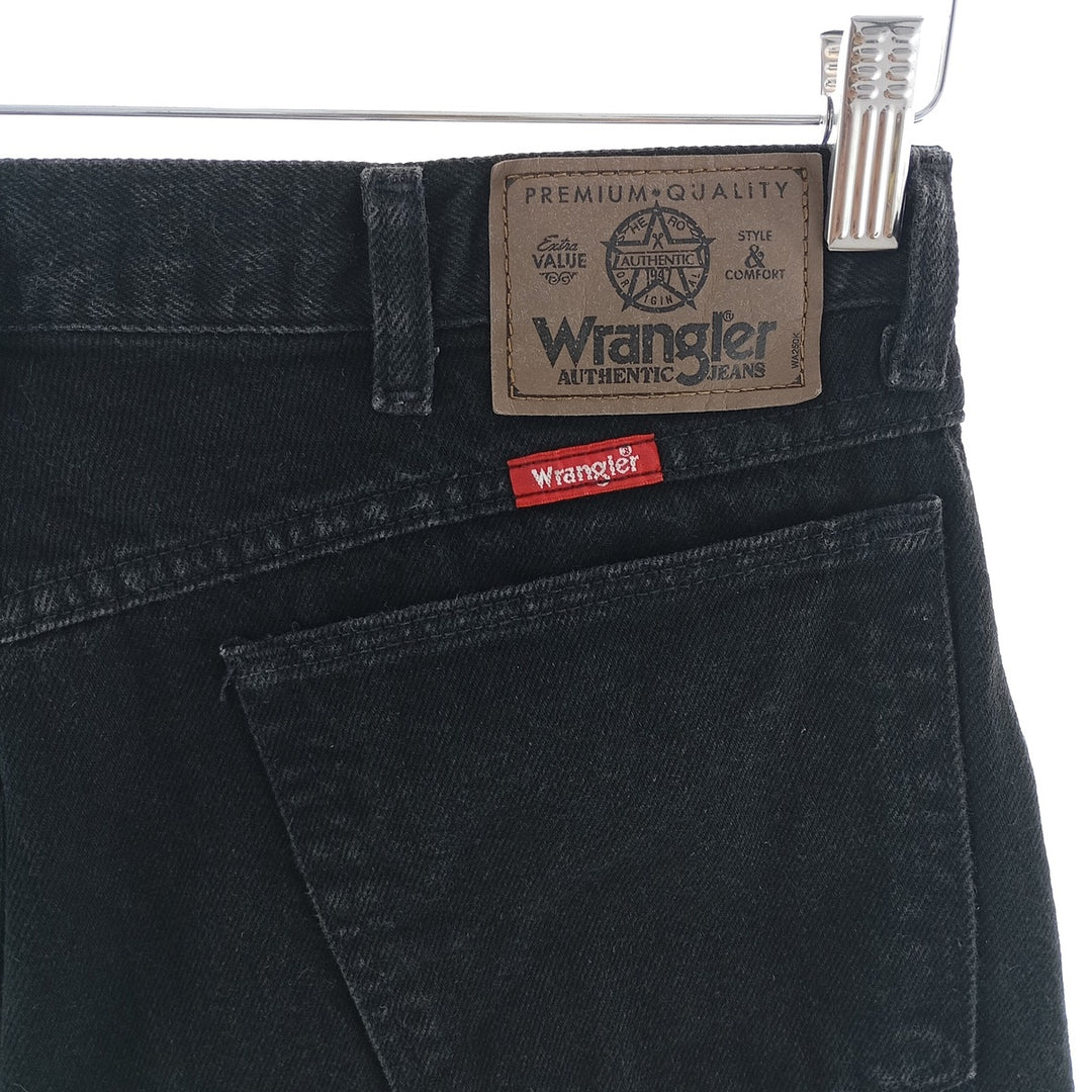 90'S Wrangler Black Denim Straight Denim Pants Men's W34 Vintage / eaa402863