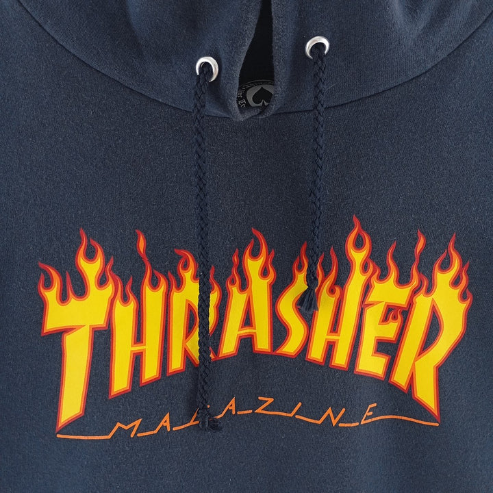 Thrasher Fire Pattern Sweat Pullover Hoodie Men's M Size / eaa402886