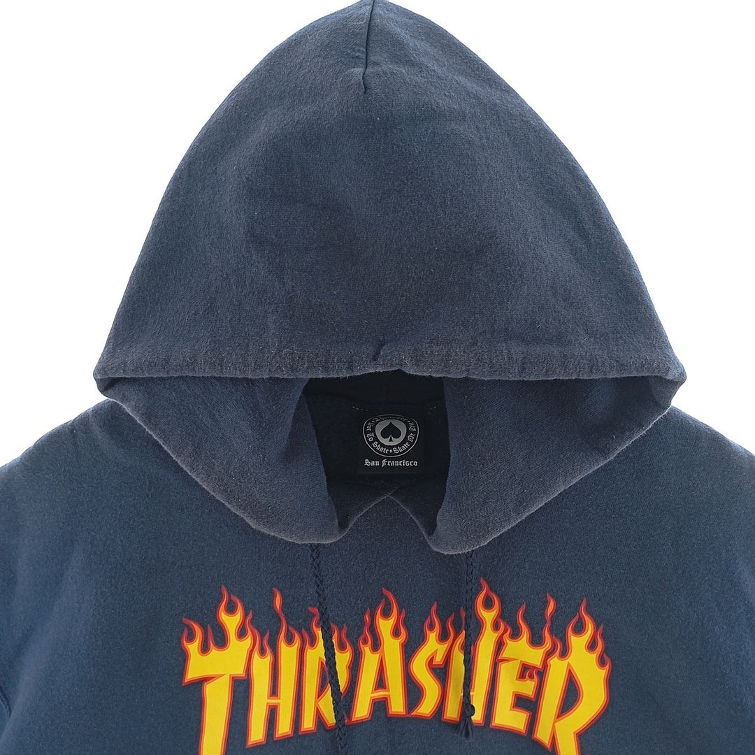 Thrasher Fire Pattern Sweat Pullover Hoodie Men's M Size / eaa402886