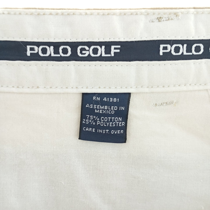 Ralph Lauren POLO GOLF Polo Golf Wide Ribbed Two-pleat Corduroy Pants Men's W34 equivalent / eaa402887