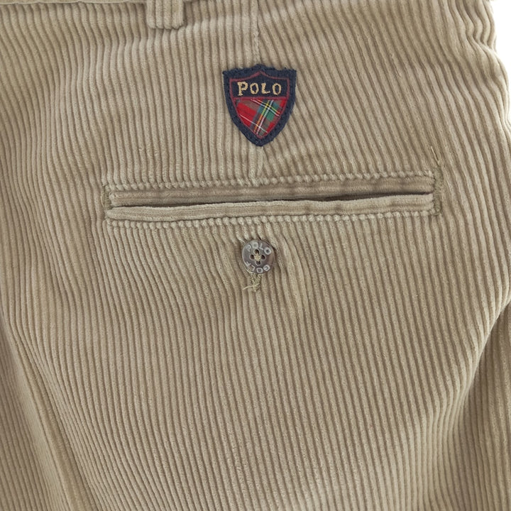 Ralph Lauren POLO GOLF Polo Golf Wide Ribbed Two-pleat Corduroy Pants Men's W34 equivalent / eaa402887