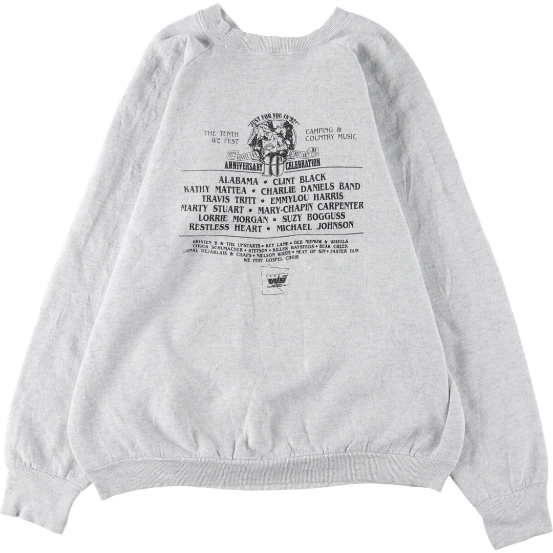 90'S Fruit of the Loom printed sweatshirt, made in the USA, men's XL size, vintage /eaa402891