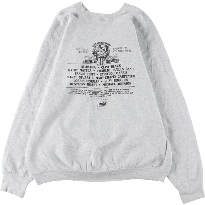 90'S Fruit of the Loom printed sweatshirt, made in the USA, men's XL size, vintage /eaa402891