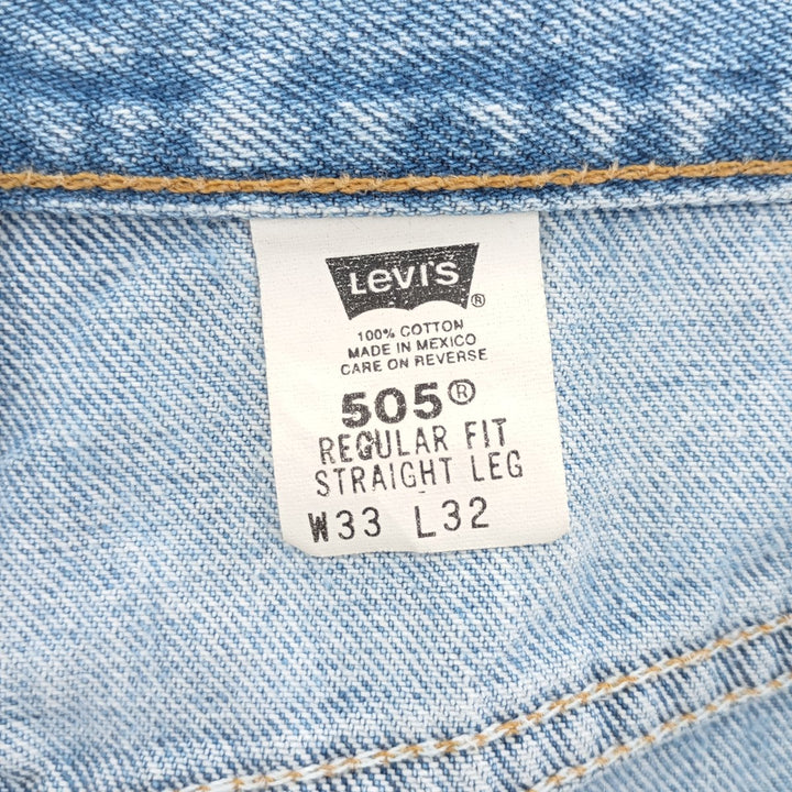 00'S Levi's 505 REGULAR FIT STRAIGHT LEG tapered denim pants for men, size W32 / eaa402918