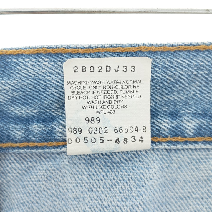 00'S Levi's 505 REGULAR FIT STRAIGHT LEG tapered denim pants for men, size W32 / eaa402918