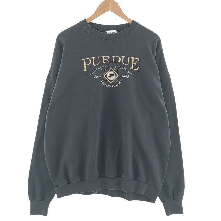 90'S SANTEE PURDUE Purdue University College Sweatshirt, Made in USA, Men's XXL, Vintage /eaa403047