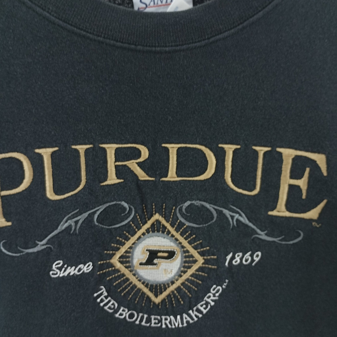 90'S SANTEE PURDUE Purdue University College Sweatshirt, Made in USA, Men's XXL, Vintage /eaa403047