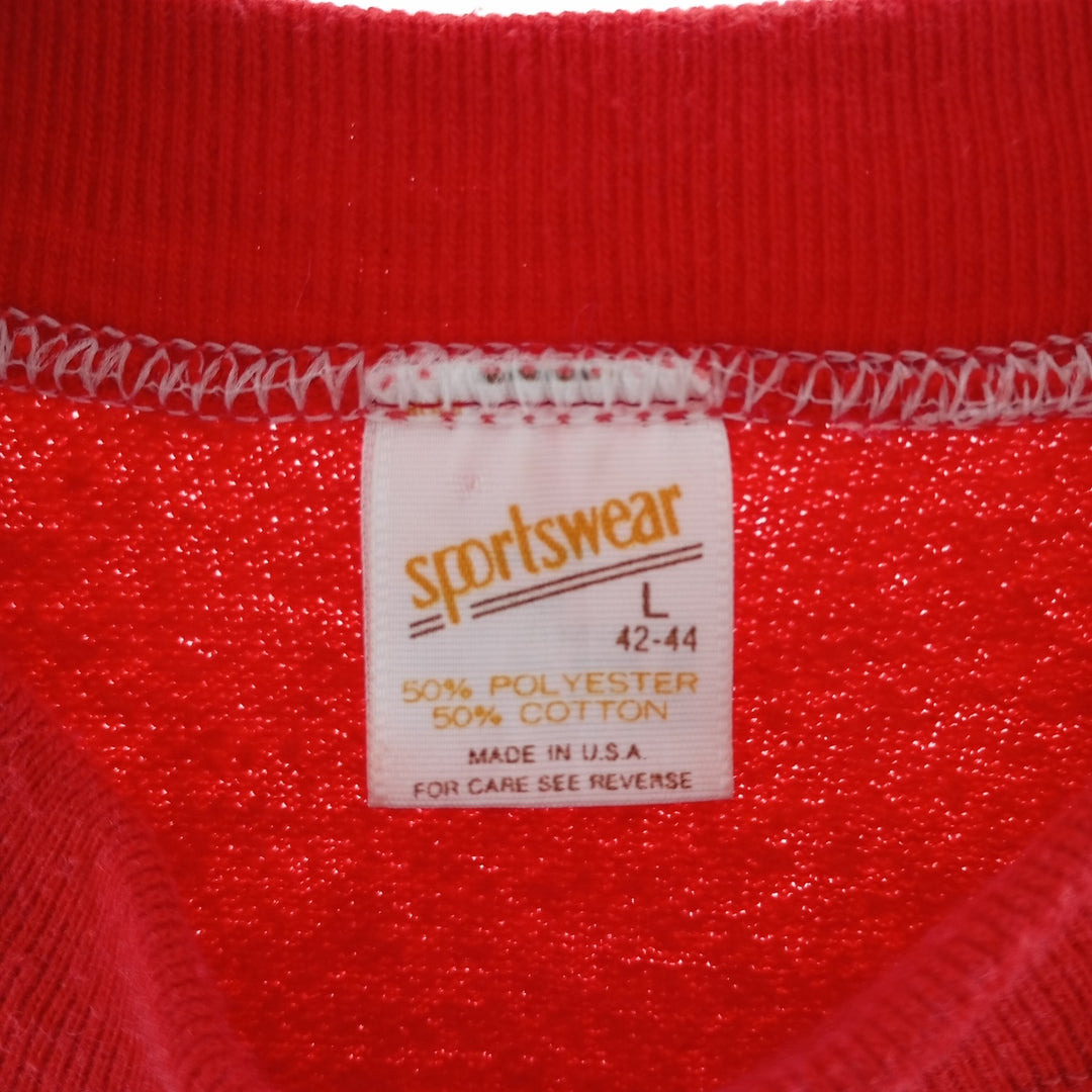 80'S SPORTSWEAR COCA-COLA Coca-Cola Advertising Sweatshirt, Made in USA, Men's L size, Vintage /eaa403049