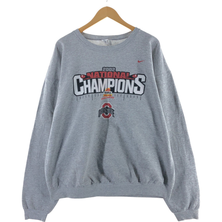 00'S Nike NIKE TEAM OHIO STATE Ohio State University college sweatshirt, trainer, men's XL size / eaa403066