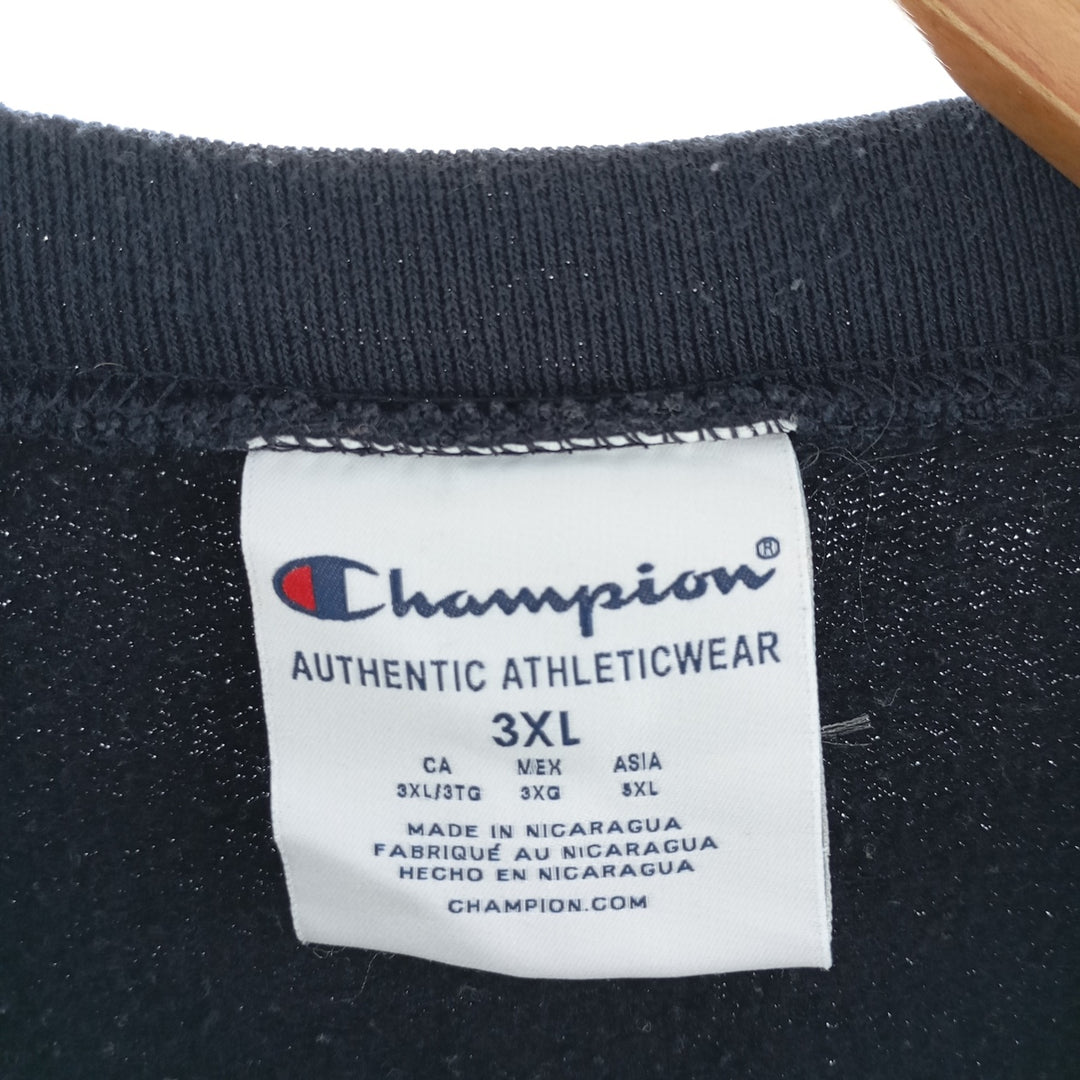 Big size Champion Authentic Athleticwear printed sweatshirt, sweatshirt, men's XXXL equivalent /eaa403071