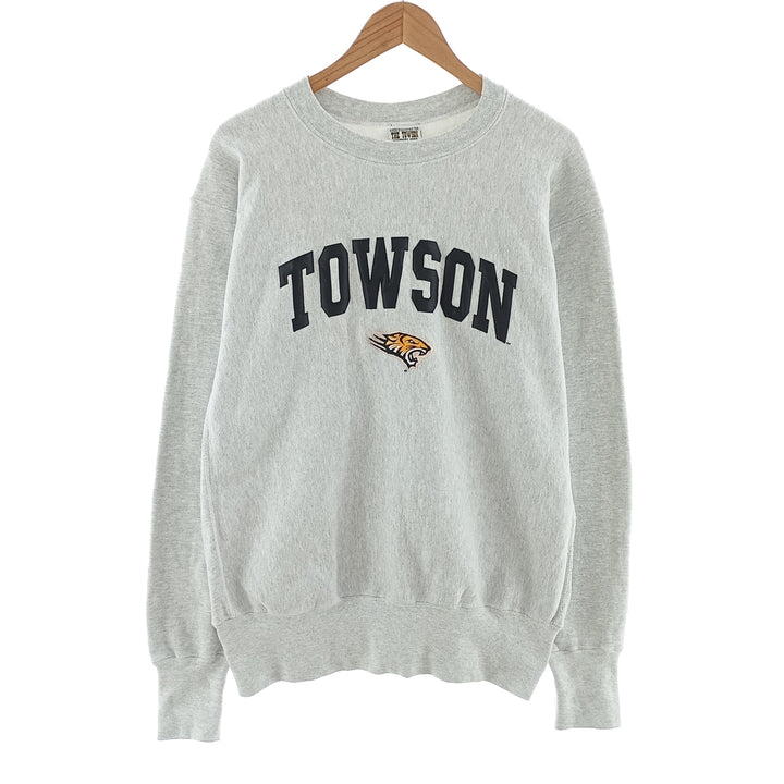THE COTTON EXCHANGE Reverse Weave College Sweatshirt, Men's XL Size, Vintage /eaa403153