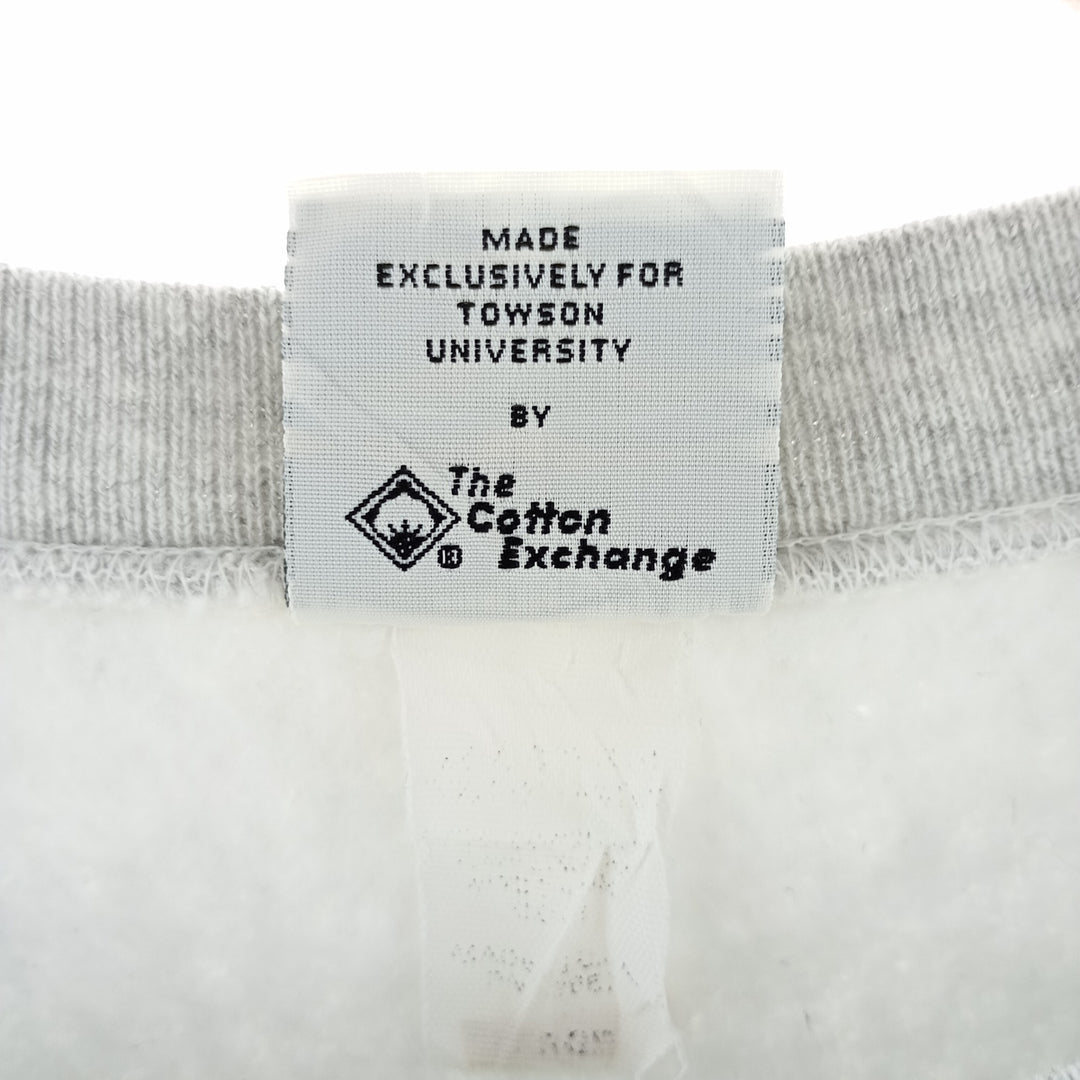 THE COTTON EXCHANGE Reverse Weave College Sweatshirt, Men's XL Size, Vintage /eaa403153