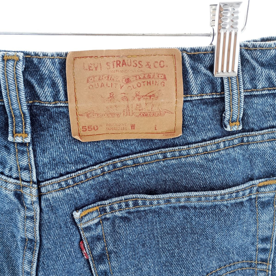 90s~00'S Levi's 550 Relaxed Fit Tapered Leg Tapered Denim Pants Made in Canada Men's W32 equivalent Vintage /eaa403184