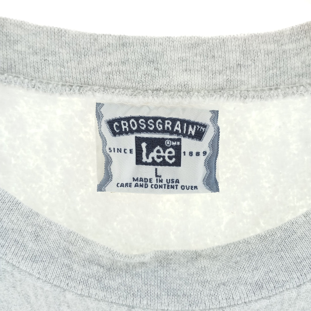 90'S Lee Reverse Weave College Sweatshirt, Made in USA, Men's L Size, Vintage /eaa403251