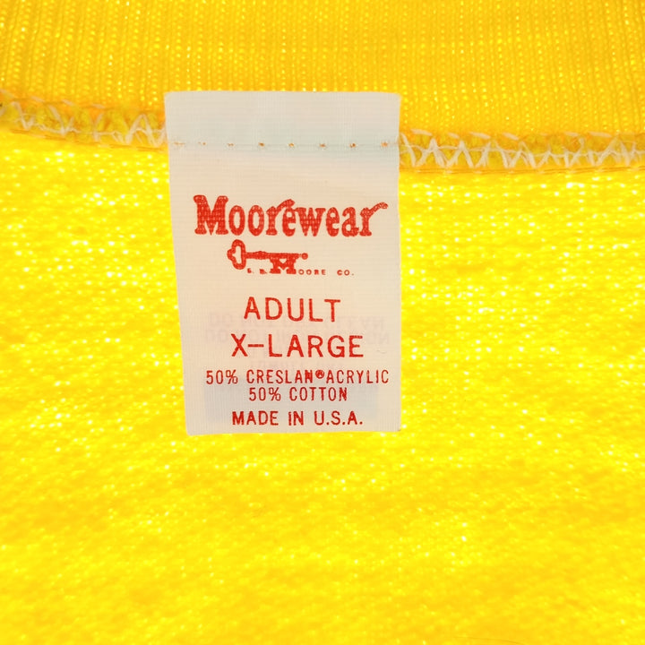 Vintage 80'S Moorewear MENSA Mensa Printed Sweatshirt, Made in USA, Men's XL /eaa403254