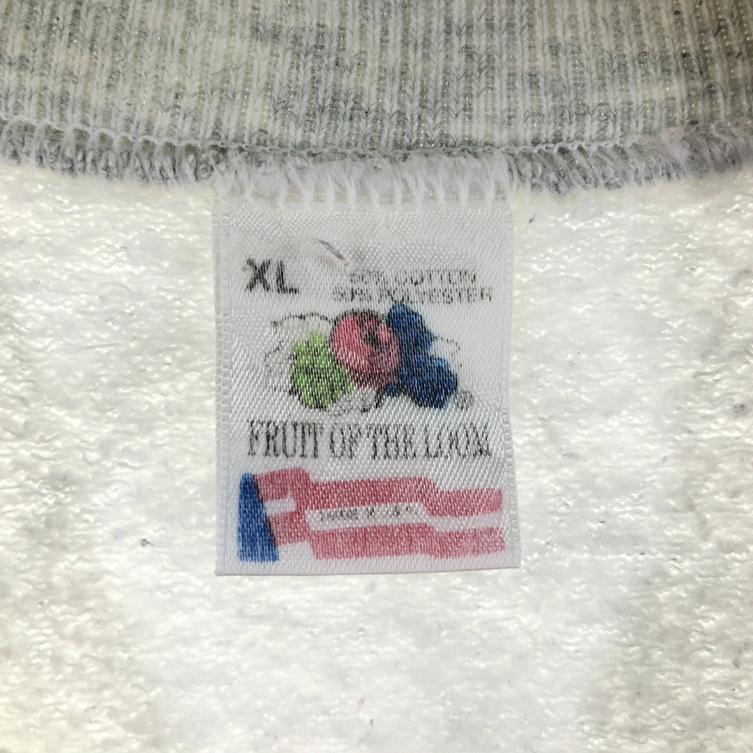 90'S Fruit of the Loom Eagle Pattern Animal Sweatshirt Trainer Made in USA Men's XL /eaa403262