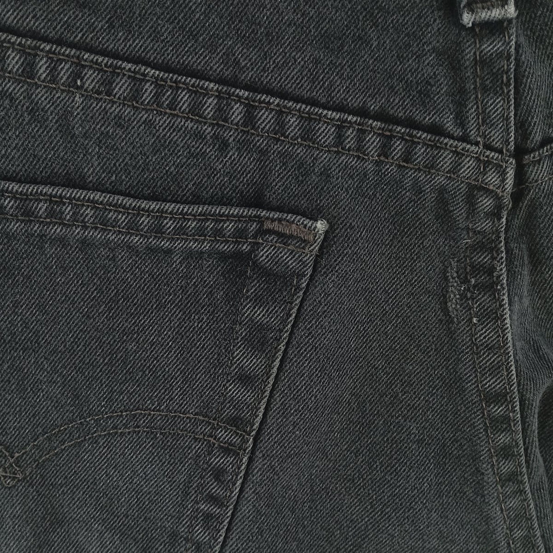 90'S Levi's 555 Relaxed Fit Straight Leg Black Denim Tapered Denim Pants Made in USA Men's W33 equivalent /eaa403326