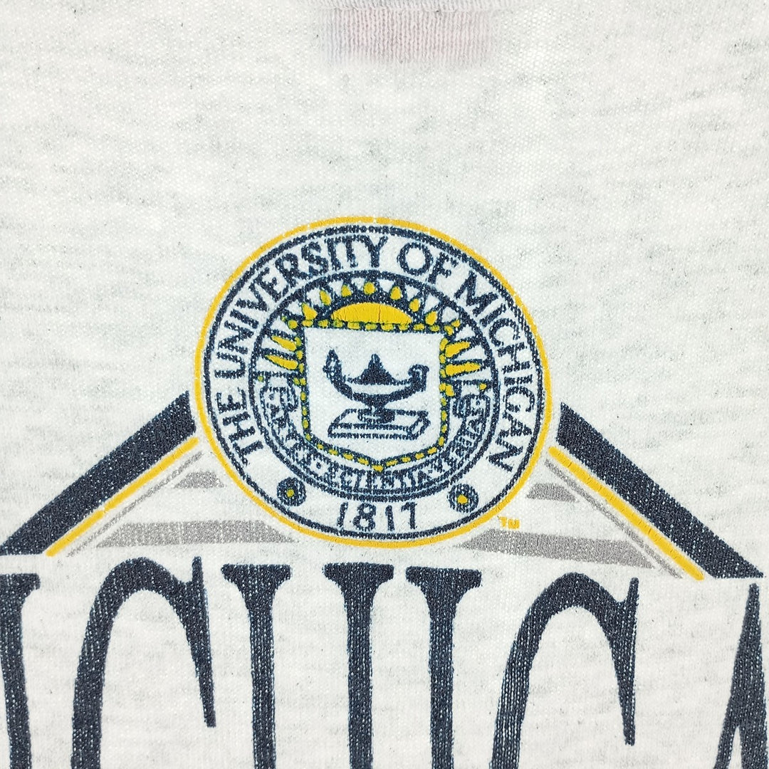 90'S Fruit of the Loom University of Michigan college sweatshirt, made in USA, men's size L, vintage /eaa403332