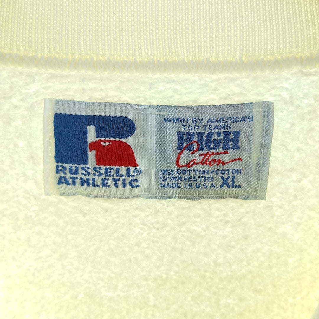 90'S Russell HIGH COTTON college sweatshirt, sweatshirt, made in USA, men's XL equivalent, vintage /eaa403346