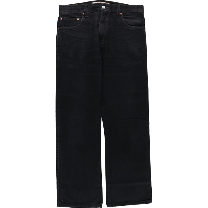 Levi's 517 BOOT CUT Black denim boot cut denim pants for men, size W34 / eaa403390