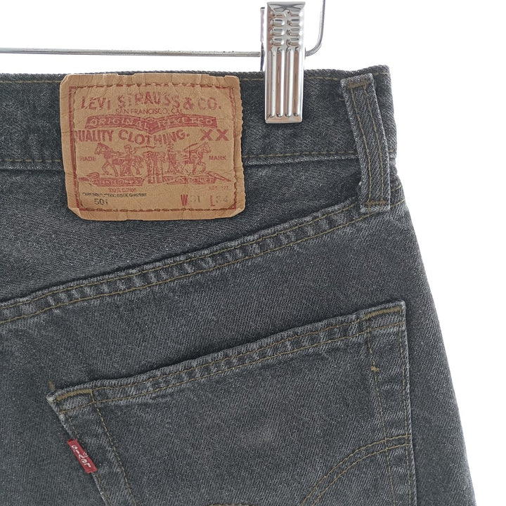 90'S Levi's 501 0159 Straight Denim Pants Made in England Men's W31 Vintage / eaa403403