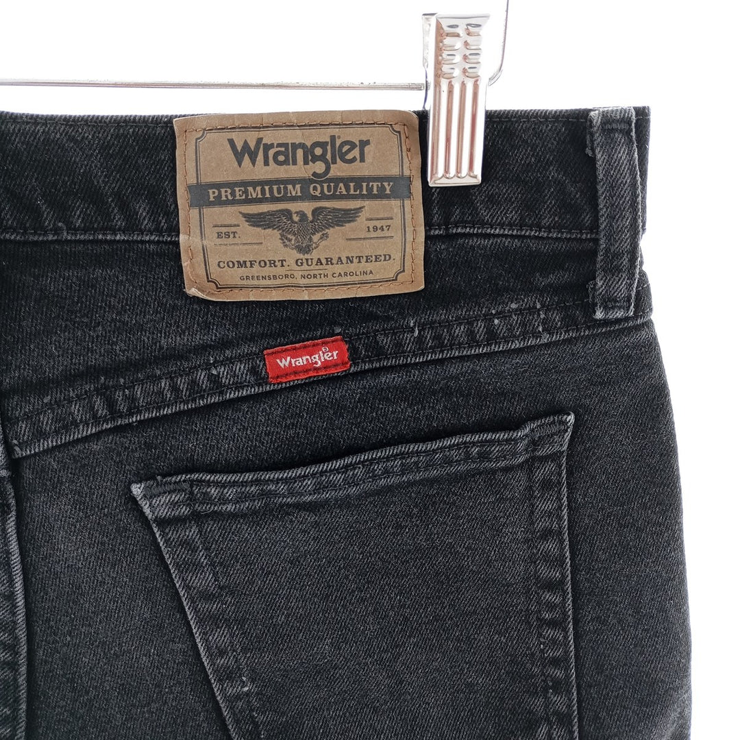 Wrangler Black Denim Straight Denim Pants Men's W30 equivalent / eaa403418