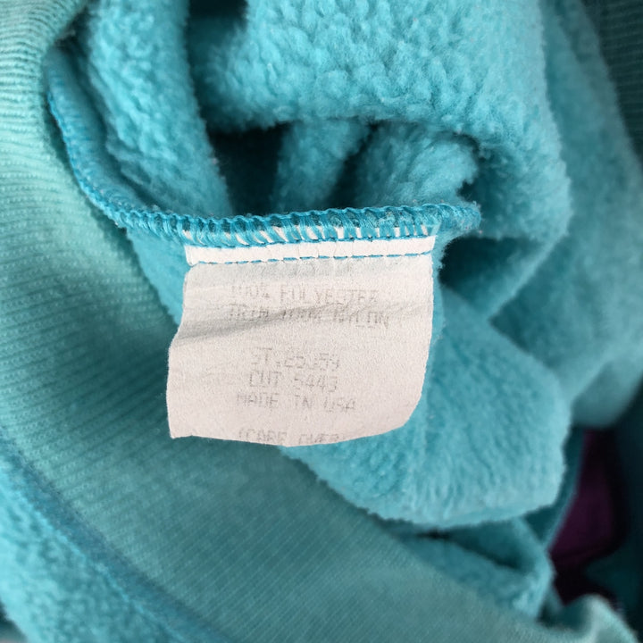 Vintage 80s-90'S Patagonia Triangle Tag 25359 Half-Zip Fleece Pullover, Made in USA, Women's Size L polyester Blue type light blue Vintage Second Hand