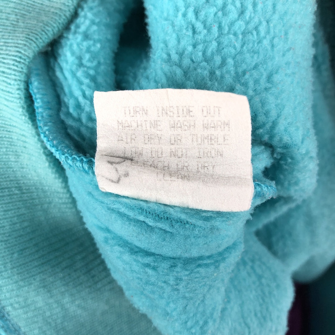 Vintage 80s-90'S Patagonia Triangle Tag 25359 Half-Zip Fleece Pullover, Made in USA, Women's Size L polyester Blue type light blue Vintage Second Hand