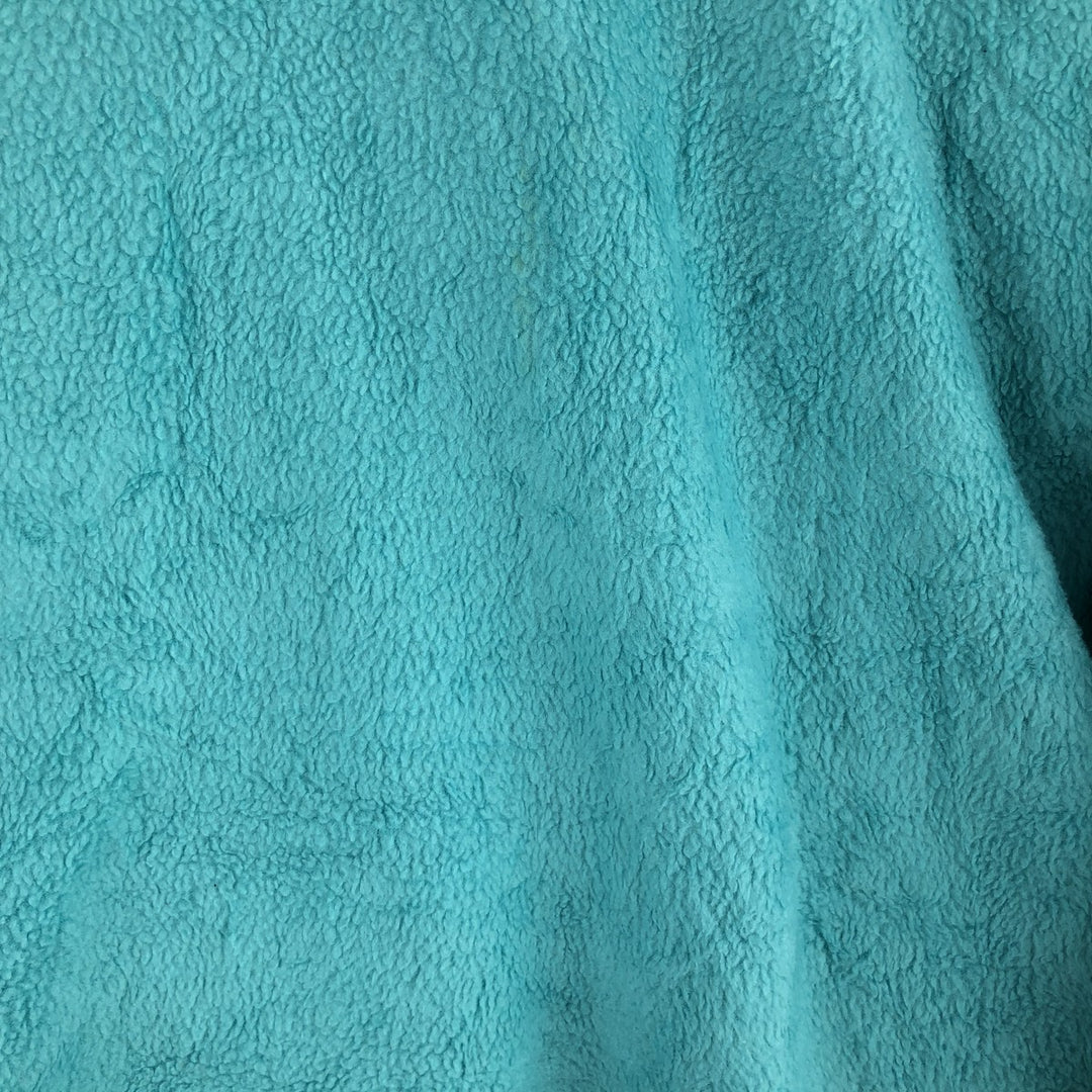 Vintage 80s-90'S Patagonia Triangle Tag 25359 Half-Zip Fleece Pullover, Made in USA, Women's Size L polyester Blue type light blue Vintage Second Hand