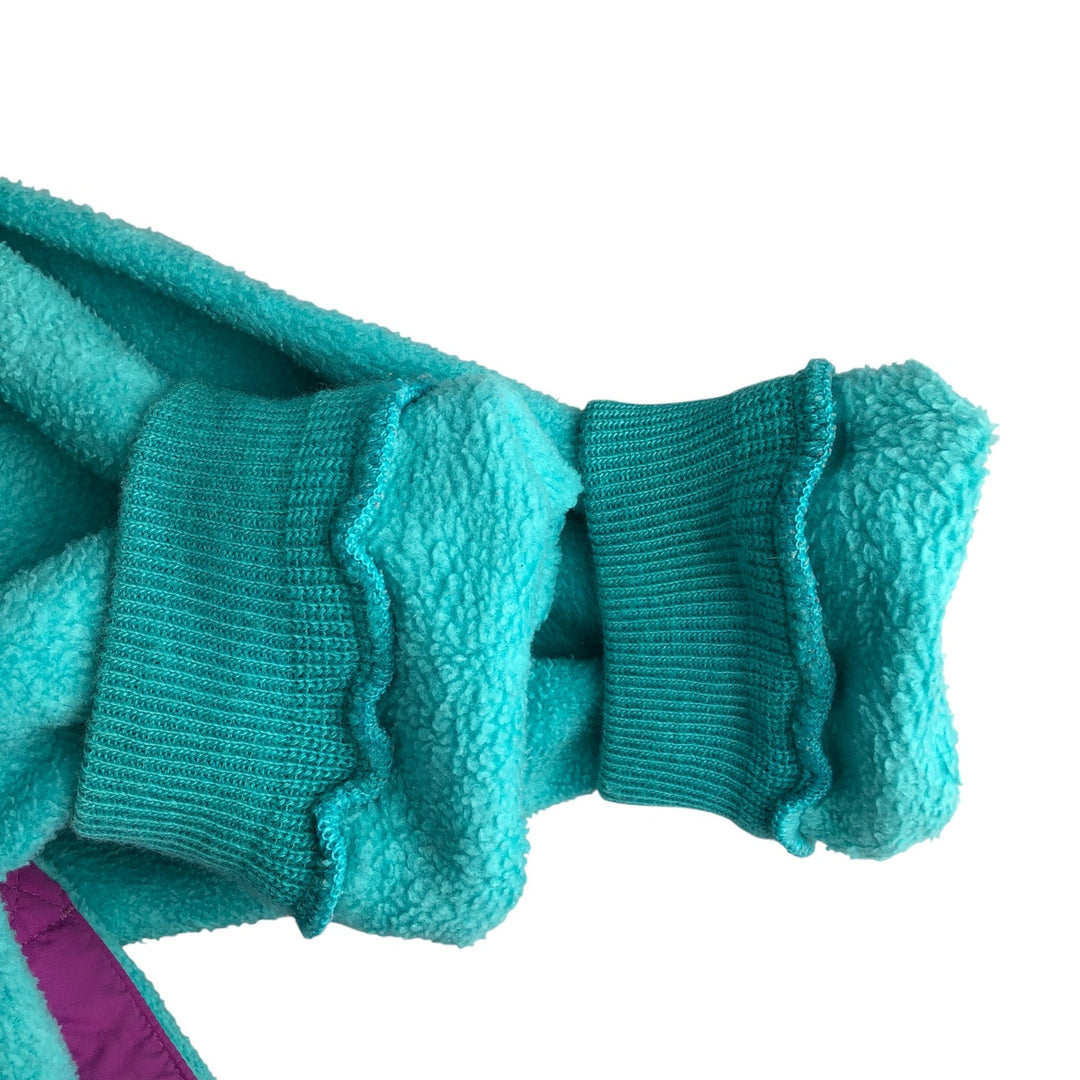 Vintage 80s-90'S Patagonia Triangle Tag 25359 Half-Zip Fleece Pullover, Made in USA, Women's Size L polyester Blue type light blue Vintage Second Hand