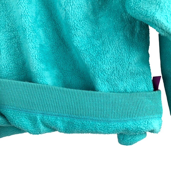 Vintage 80s-90'S Patagonia Triangle Tag 25359 Half-Zip Fleece Pullover, Made in USA, Women's Size L polyester Blue type light blue Vintage Second Hand