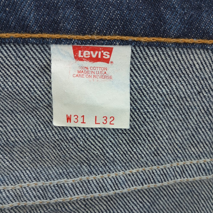 Dark blue 90'S Levi's 517 orange tab bootcut denim pants made in USA men's w30 equivalent vintage /eaa403450