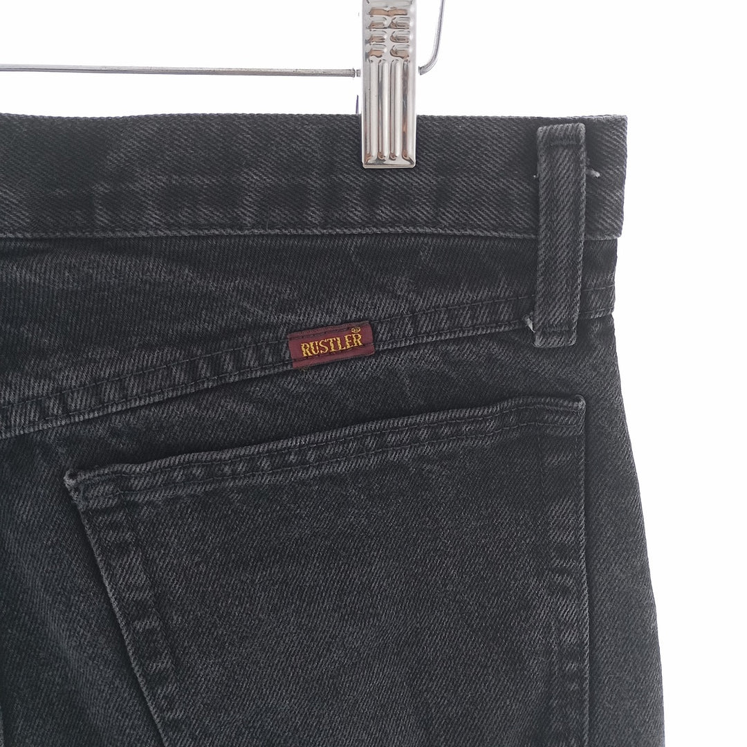 RUSTLER Black Denim Straight Denim Pants Men's W32 equivalent /eaa403481